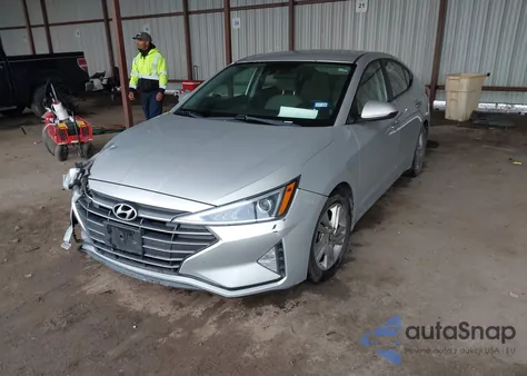 2019 Hyundai Elantra Sel из США, поврежденный, VIN 5NPD84LF8KH472020